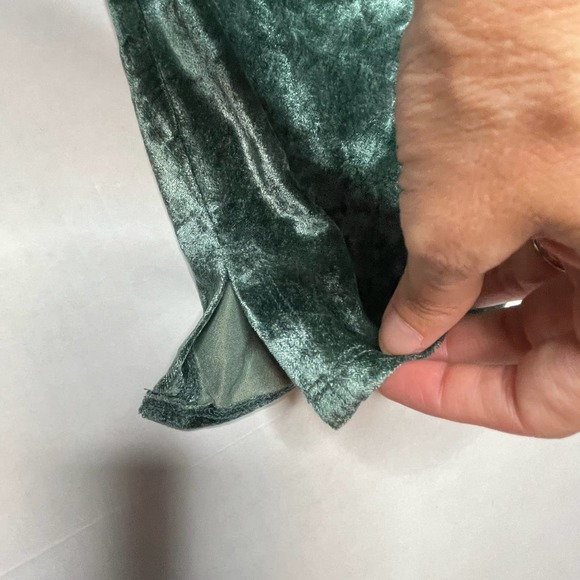 Free People Green All Night Velvet Camisole NWT Size Small - Picture 6 of 8